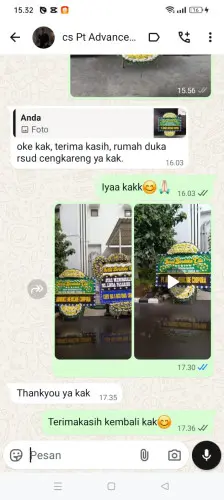 Testimonial Papan Bunga Pernikahan pademangan