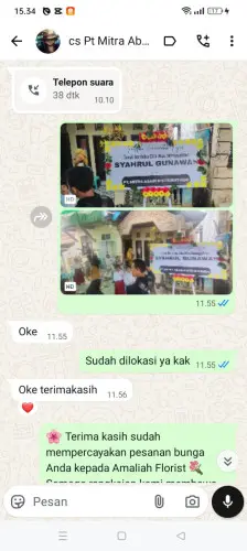Testimonial Papan Bunga pademangan